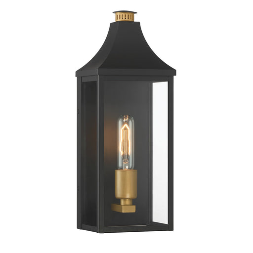 Hurstborne Outdoor Wall Lantern in Dark Matte Black