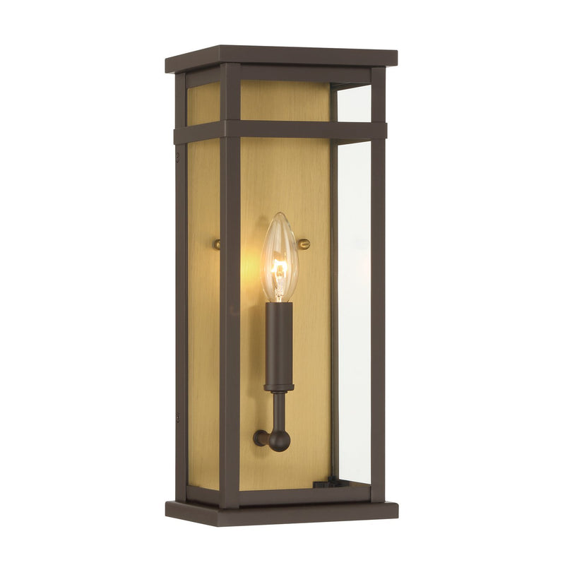 Briarlane Outdoor Wall Sconce in Painted Legacy Brass