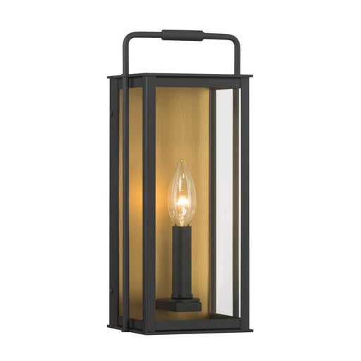 Aberdeen Outdoor Wall Lantern in Sand Coal Black