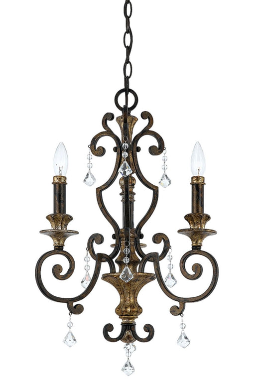 Marquette 3-Light Mini Chandelier in Heirloom