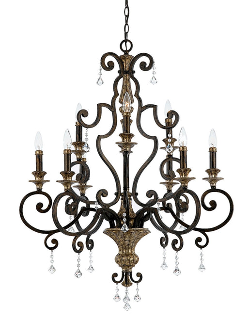 Marquette 9-Light Chandelier in Heirloom