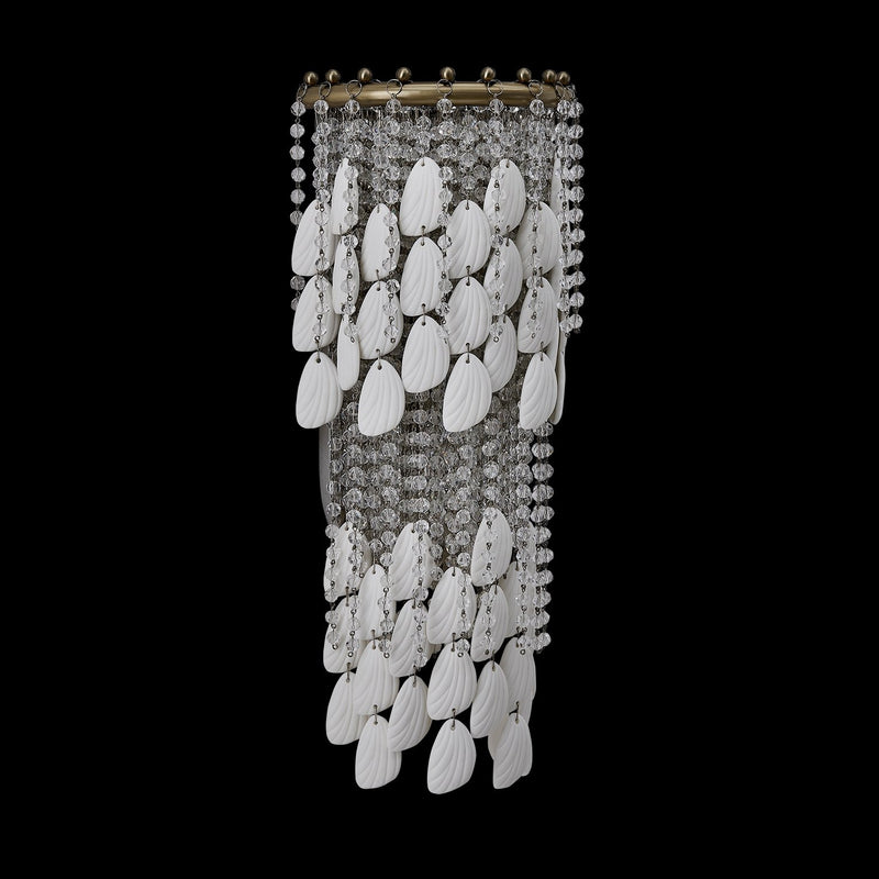 Farfalle 2-Light Wall Sconce in Brushed Champagne Gold