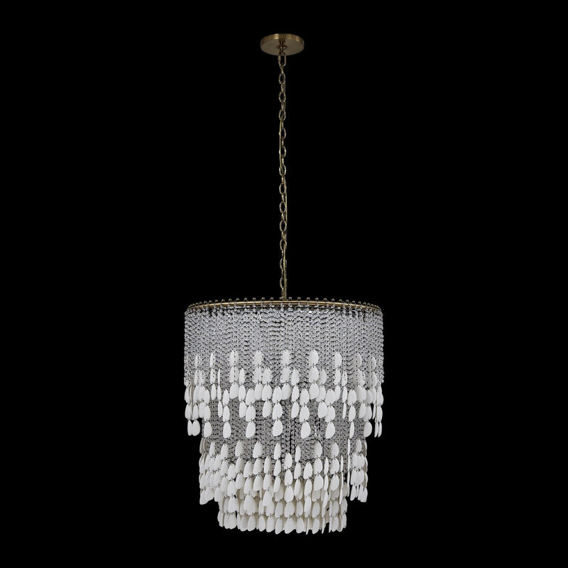 Farfalle 18-Light Chandelier in Brushed Champagne Gold
