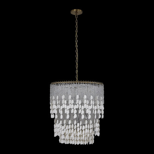 Farfalle 18-Light Chandelier in Brushed Champagne Gold