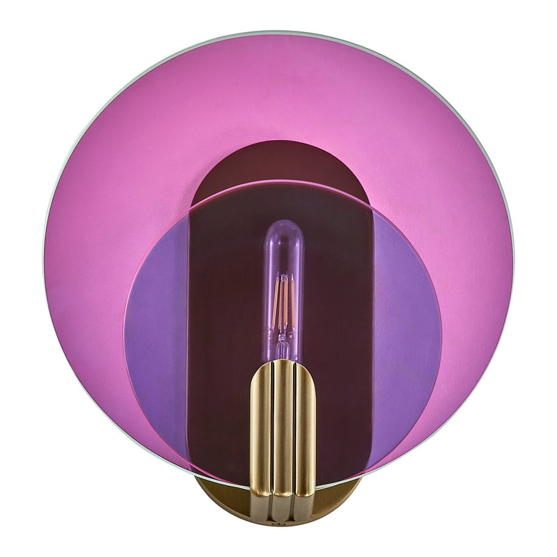Optics Wall Sconce in Winter Brass