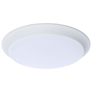 9.5" Dimmable LED Disk Flush Mount in White