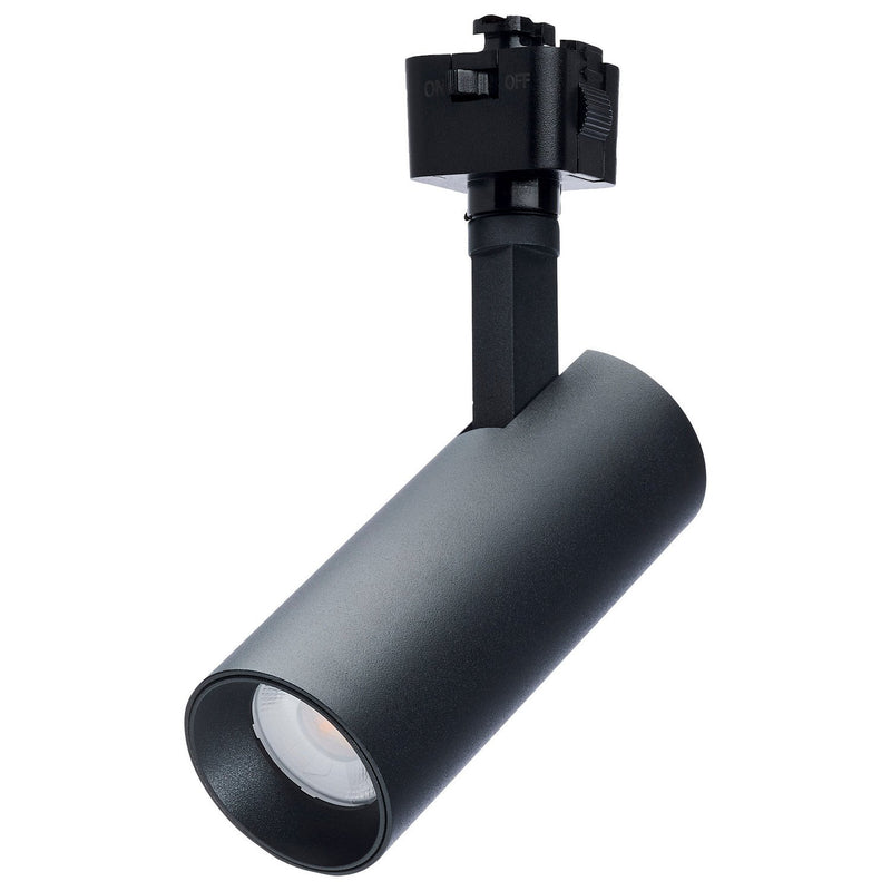 2" LED Track Head, 5.38" Tall in Matte Black