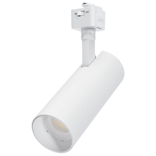 2.43" LED Track Head, 5.88" Tall in Matte White