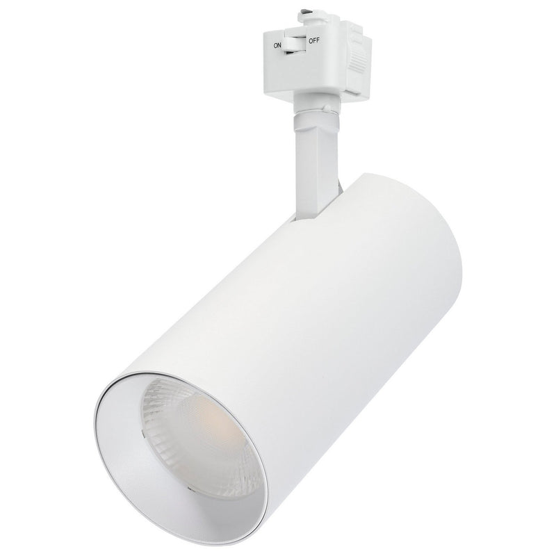 3.14" LED Track Head, 9.06" Projection in Matte White
