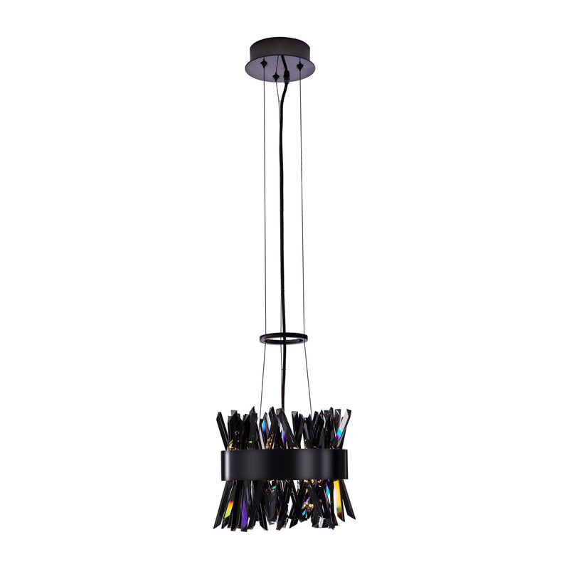 Glacier LED Mini Pendant in Black Nickel