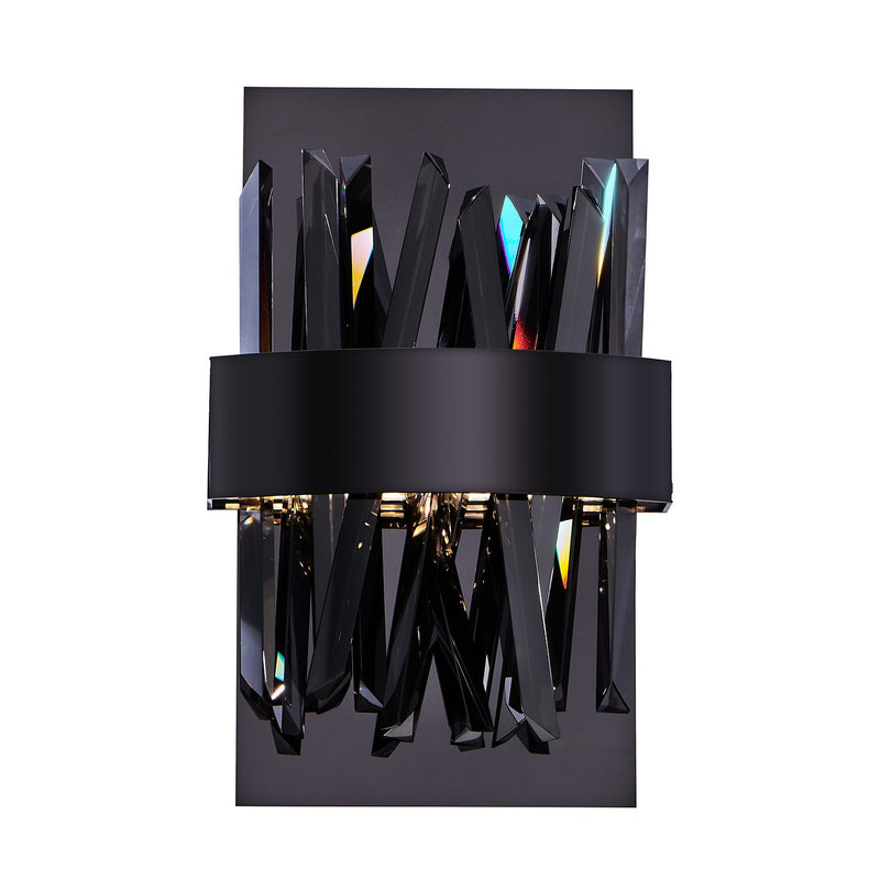 Glacier LED Wall Sconce in Black Nickel