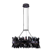 Glacier 32" LED Pendant in Black Nickel