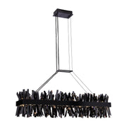 Glacier 48" LED Linear Pendant in Black Nickel