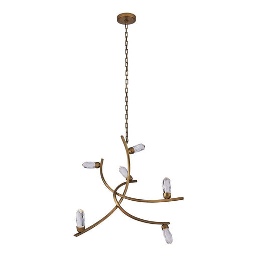 Bilancia LED Chandelier in True Brass