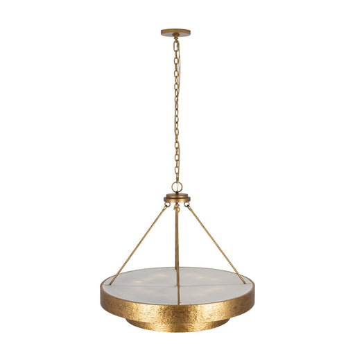 Moda 12-Light Chandelier in Rustic Gold
