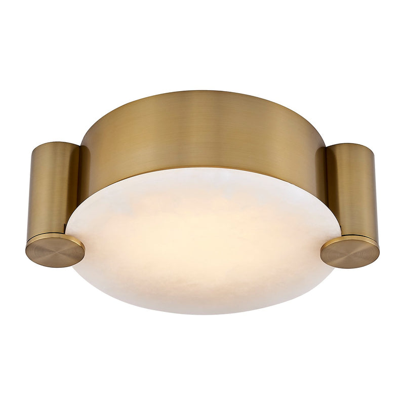 Lumba 14" Flush Mount in Winter Brass