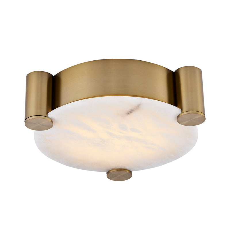 Lumba 17" Flush Mount in Winter Brass