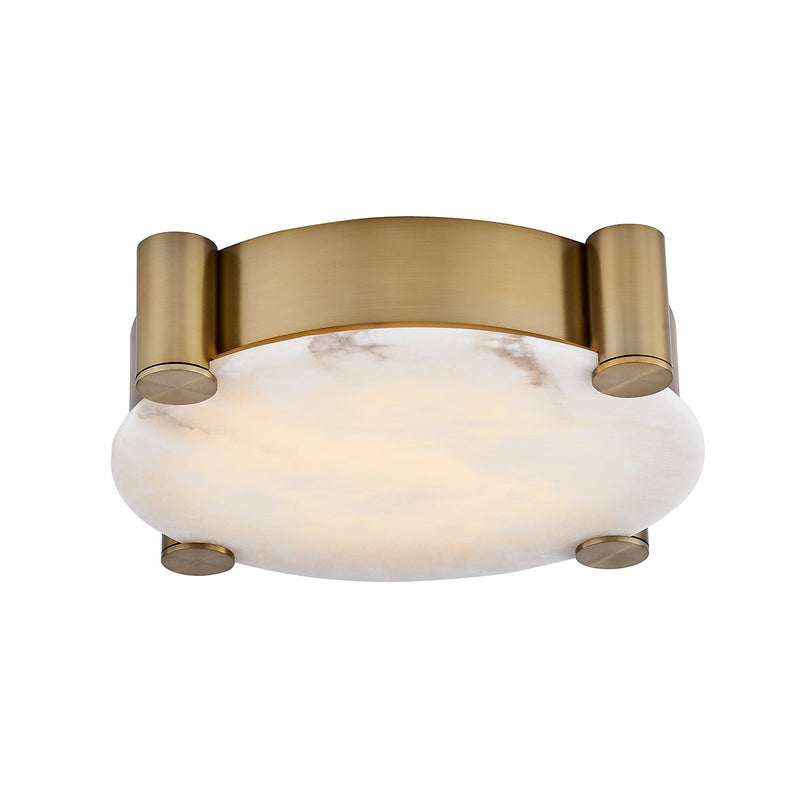 Lumba 21" Flush Mount in Winter Brass