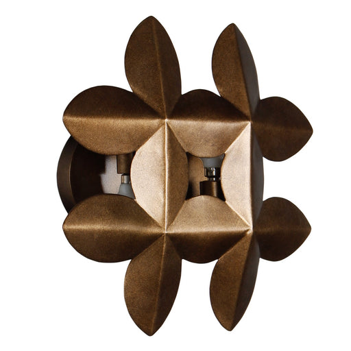 Vittoria 2-Light Wall Sconce in Pearlized Antique Brass