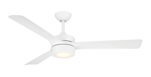 Axion II 52" Ceiling Fan with Light in Matte White
