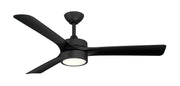 Axion II 52" Ceiling Fan with Light in Matte Black