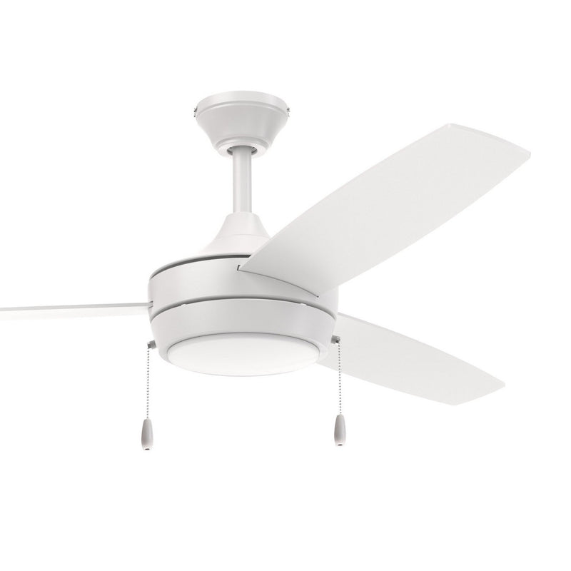 Nolyn 52" Ceiling Fan with Light in Matte White