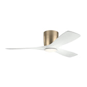 Volos 48" Ceiling Fan with Light in Champagne Bronze