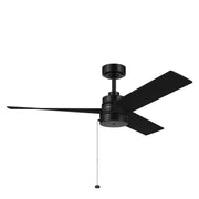 Spyn Lite 52" Ceiling Fan in Black