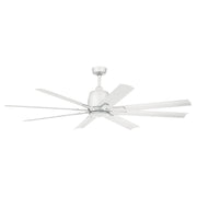 Breda 65" Outdoor Ceiling Fan in Matte White