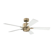 Lucian Elite 52" Ceiling Fan with Light in Champagne Bronze
