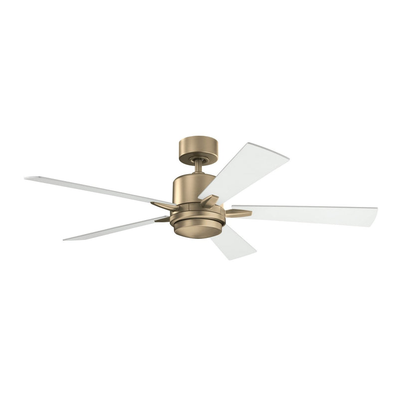 Lucian Elite 52" Ceiling Fan with Light in Champagne Bronze