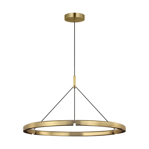 Cloak 36 Pendant in Hand-Rubbed Antique Brass