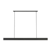Cloak 60 Linear Pendant in Nightshade Black