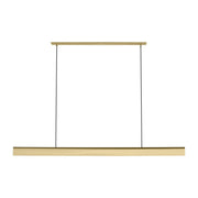 Cloak 60 Linear Pendant in Hand-Rubbed Antique Brass