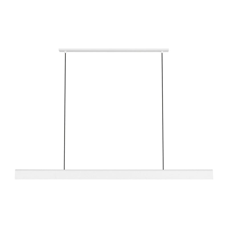 Cloak 60 Linear Pendant in Matte White