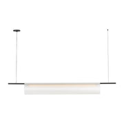 Trace 72 Single Linear Pendant in Nightshade Black