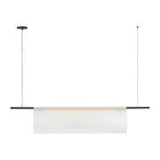 Trace 60 Single Linear Pendant in Nightshade Black