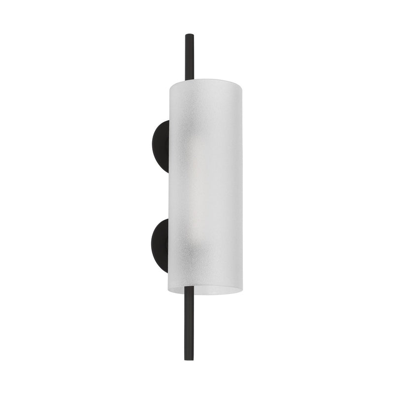 Trace 18 Wall Sconce in Nightshade Black