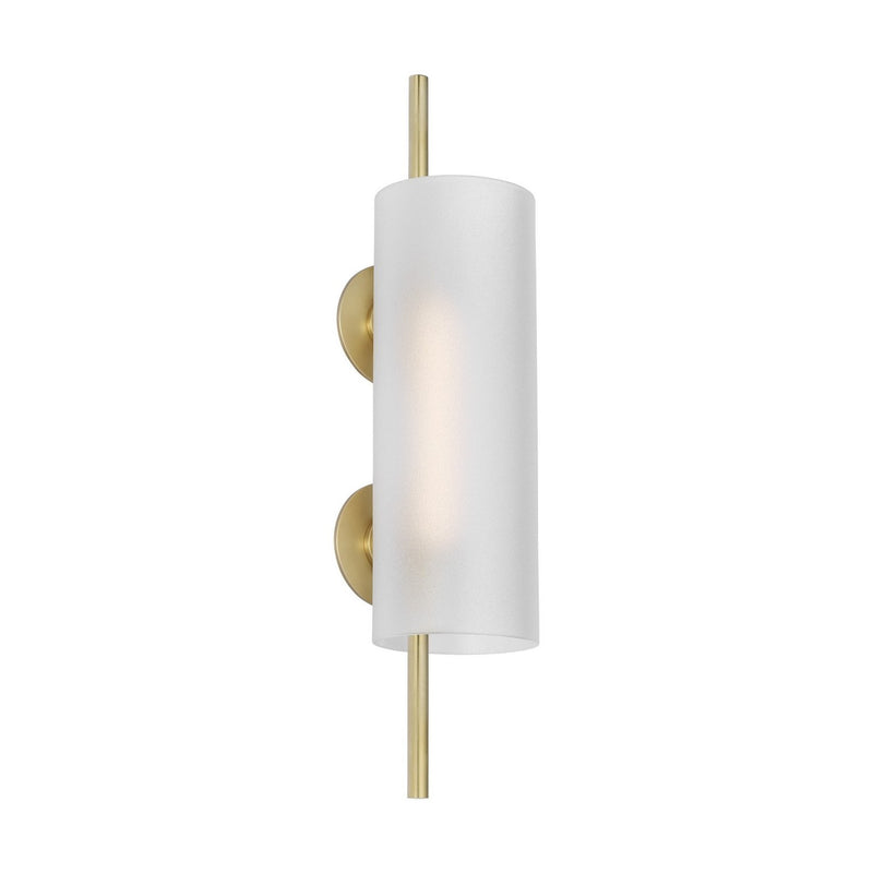 Trace 18 Wall Sconce in Hand-Rubbed Antique Brass