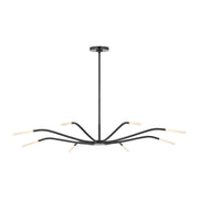 Lajos 50 8-Light Chandelier in Bronze