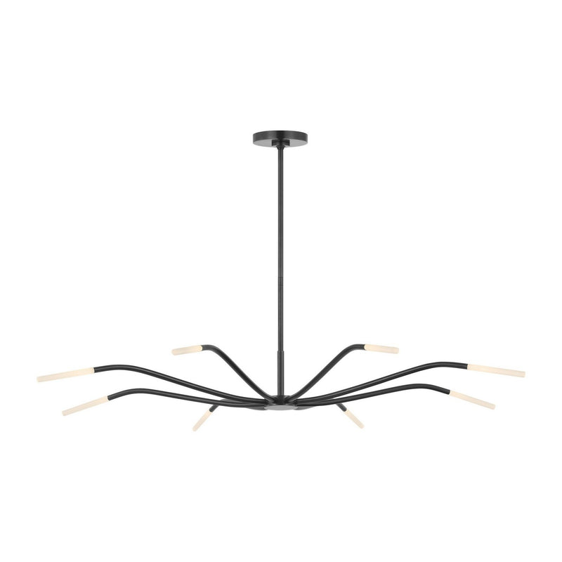 Lajos 50 8-Light Chandelier in Bronze