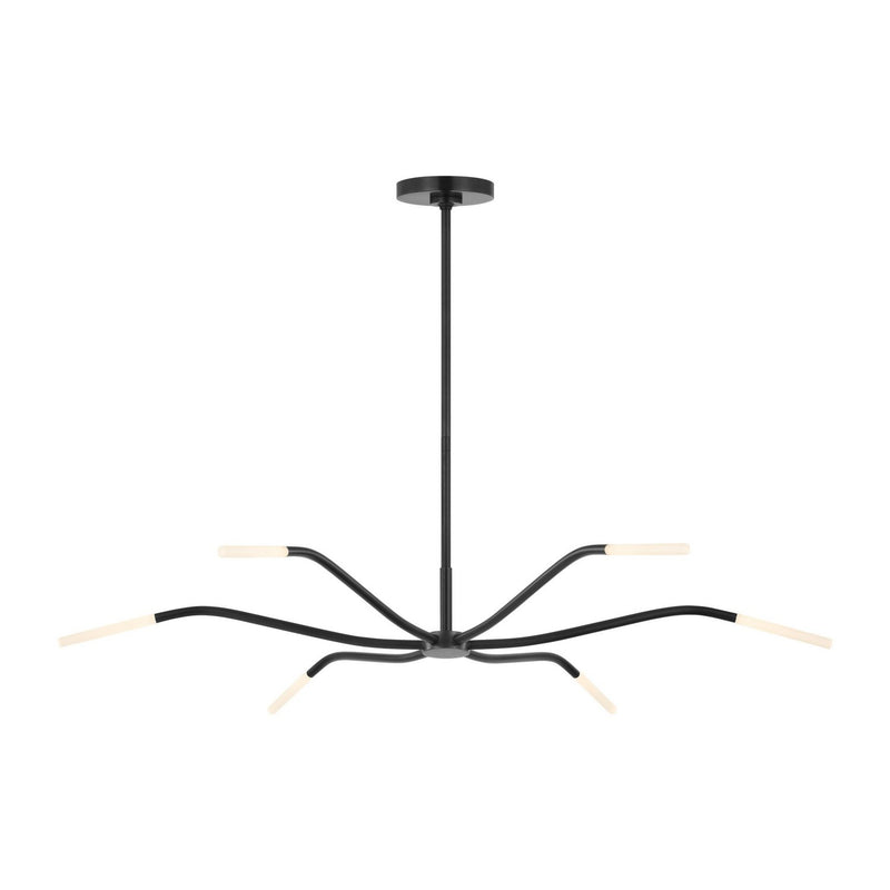 Lajos 39 6-Light Chandelier in Bronze