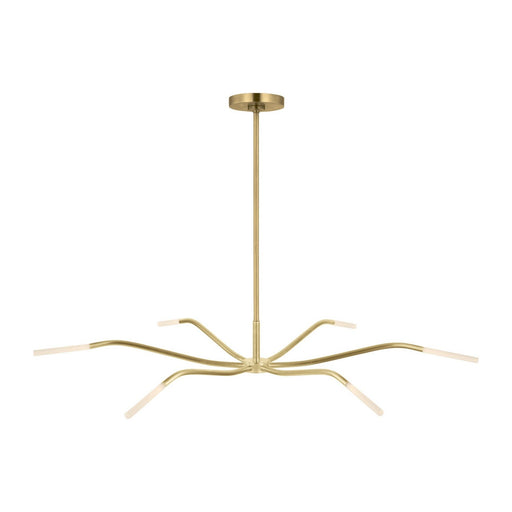 Lajos 39 6-Light Chandelier in Hand-Rubbed Antique Brass