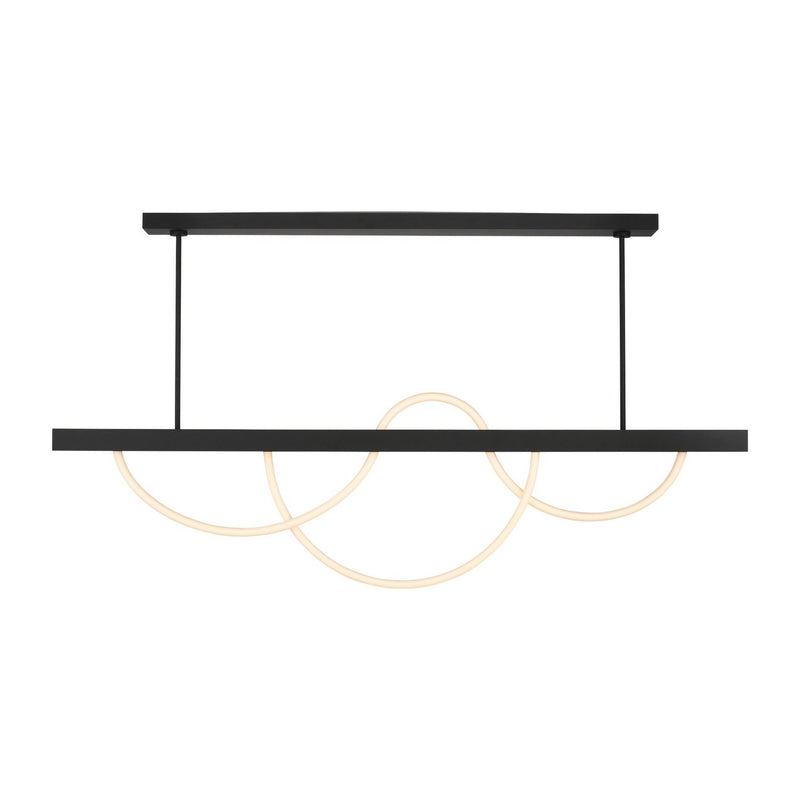 Uneri 62 Linear Pendant in Nightshade Black Dedicated