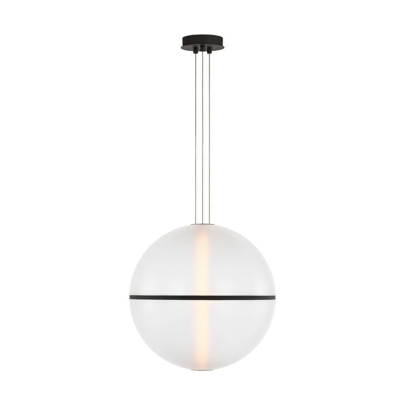 Bicono Round 18 Pendant in Nightshade Black Dedicated