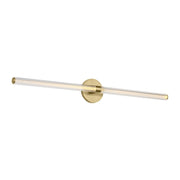 Reiya Round 36 Bath Vanity Light in Hand-Rubbed Antique Brass