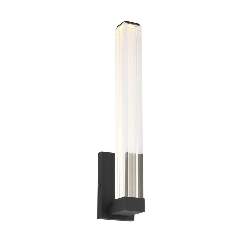 Reiya Square 13 Wall Sconce in Nightshade Black
