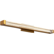 Skein 27" Bath Vanity Light in Aged Brass