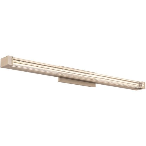 Skein 33" Bath Vanity Light in Brushed Nickel