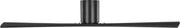 Plank 60" Hugger Ceiling Fan in Midnight Black with Midnight Black Blades